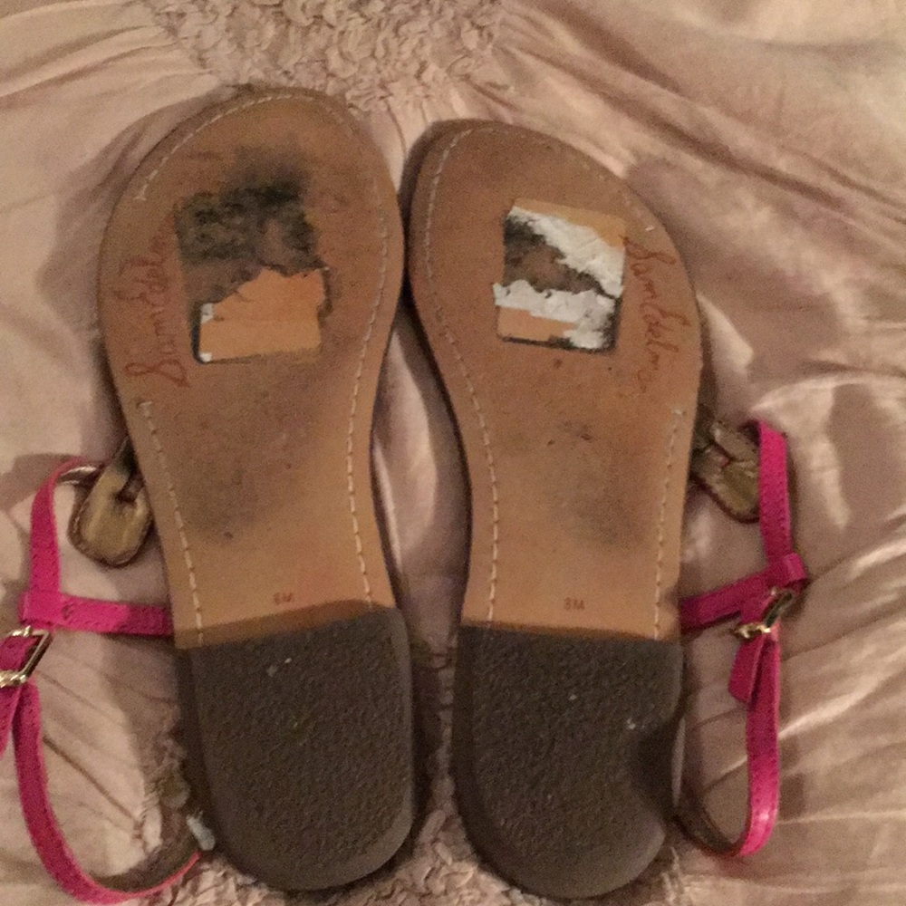 Like new Sam Edelman pink Gigi Sandals - Picture 3 of 3